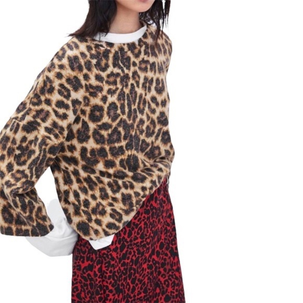 Zara Trafaluc Animal Print Top - Picture 2 of 16